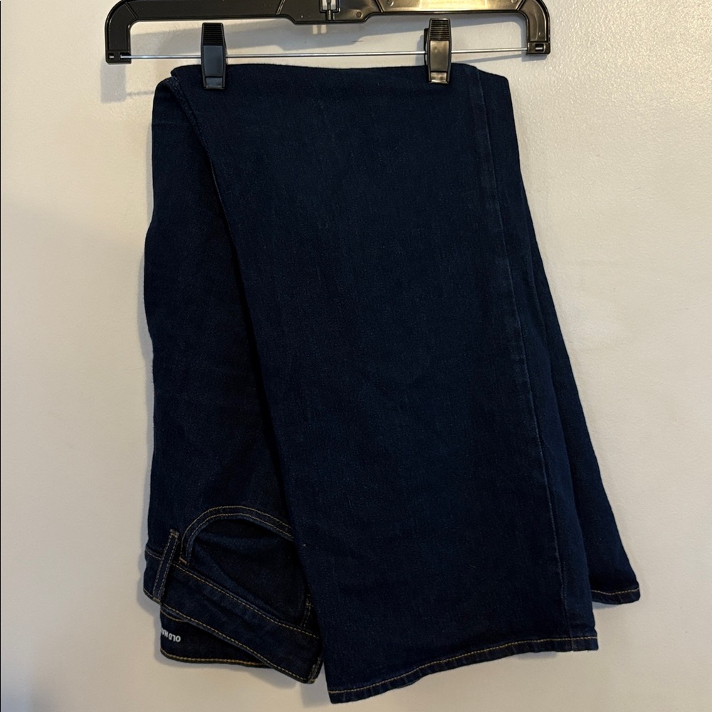 Old Navy High Rise Dark Wash Wow Wide Leg Jeans 6 Short - Picture 7 of 9